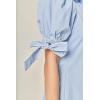 English Factory Women’s Stitch Detailed Midi Dress(Powder Blue)