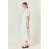 English Factory Women’s Stitch Detailed Midi Dress(White)