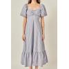 English Factory Women’s Striped Tie Back Maxi Dress(Multi)
