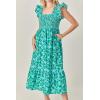 English Factory Women’s The Lorelei Smocked Dress(Green)