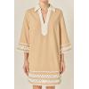 English Factory Women’s The RIC Rac Tunic Mini Dress(Beige)