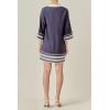 English Factory Women’s The RIC Rac Tunic Mini Dress(Navy)