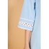 English Factory Women’s The RIC Rac Tunic Mini Dress(Powder Blue)