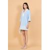 English Factory Women’s The RIC Rac Tunic Mini Dress(Powder Blue)