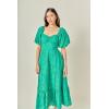 English Factory Women’s The Sienna Embroidered Resort Maxi Dress(Green)