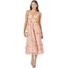 English Factory Women’s Petal Bloom Midi Dress(Pink)