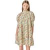 English Factory Women’s Smocked Puff Sleeves Mini Dress(Multi)