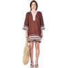 English Factory Women’s The RIC Rac Tunic Mini Dress(Brown)