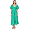 English Factory Women’s The Sienna Embroidered Resort Maxi Dress(Green)
