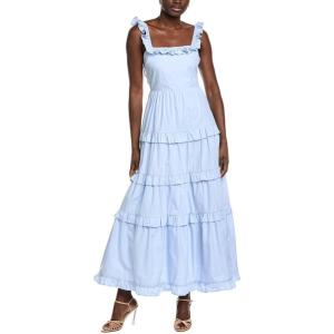 Celeste Ruffle Dress(Powder Blue)