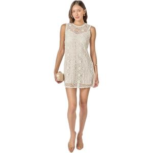 English Factory Women’s Crochet Mini Dress(White)