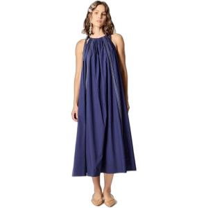 English Factory Women’s Halter Neck Tie Midi Dress(Navy)
