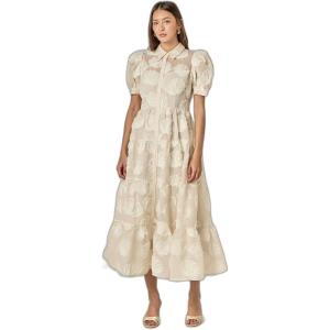 English Factory Women’s Shell Midi Shirt Dress(White)