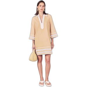 English Factory Women’s The RIC Rac Tunic Mini Dress(Beige)