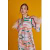 English Factory Print Mini Tunic Dress with Feather, Multi, S