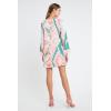 English Factory Print Mini Tunic Dress with Feather, Multi, S