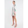 English Factory Print Mini Tunic Dress with Feather, Multi, S