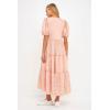 English Factory Women’s Gingham Check Combination Midi Dress, Sienna, M