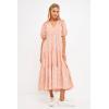 English Factory Women’s Gingham Check Combination Midi Dress, Sienna, M
