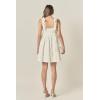 English Factory Women’s Sequins Bow Mini Dress(White)