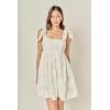 English Factory Women’s Sequins Bow Mini Dress(White)
