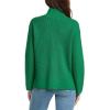 English Factory Womens Collared 1/2-Zip Sweater, Xs, Green
