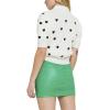 English Factory Women’s Heart Shape Embroidery Sweater(White/Black)