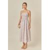 English Factory Women’s Embroidered Strapless Maxi Dress(Cream)
