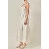 English Factory Women’s Pearl Seashell Maxi Dress(White)