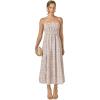 English Factory Women’s Embroidered Strapless Maxi Dress(Cream)