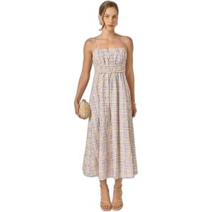 English Factory Women’s Embroidered Strapless Maxi Dress(Cream)