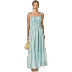 English Factory Women’s Smocked Sleeveless Maxi Dress(Powder Blue)