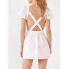 English Factory Women’s Cut-Out Poplin Mini Dress(White)