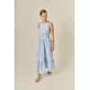English Factory Women’s Elastic Detail Sleeveless Dress(Powder Blue)