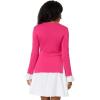 English Factory Women’s Knit Combo Dress(Fuchsia/White)