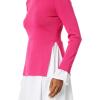 English Factory Women’s Knit Combo Dress(Fuchsia/White)