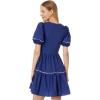 English Factory Women’s Piping Detailed Mini Dress(Navy)