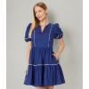 English Factory Women’s Piping Detailed Mini Dress(Navy)