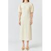 English Factory Women’s Smocked Midi Dress(Cream)