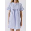 English Factory Women’s Solid Mini Dress, Navy, M