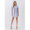 English Factory Women’s Solid Mini Dress, Navy, M