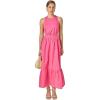 English Factory Women’s Elastic Detail Sleeveless Dress(Fuchsia)
