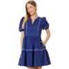 English Factory Women’s Piping Detailed Mini Dress(Navy)
