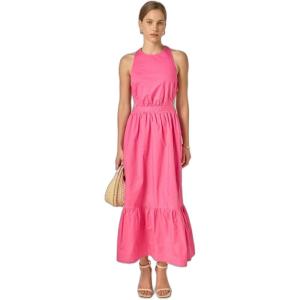 English Factory Women’s Elastic Detail Sleeveless Dress(Fuchsia)