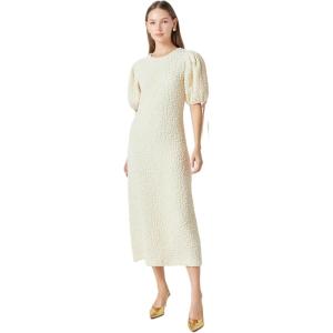 English Factory Women’s Smocked Midi Dress(Cream)