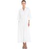 English Factory Women’s Shirt Maxi Dress, White, S