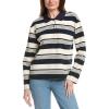 English Factory Womens Striped Polo Shirt, Xs, Blue