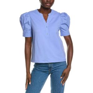 Mixed Media Knit Top by ENGLISH FACTORY(Powder Blue)