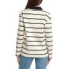 English Factory Womens Striped Polo Shirt, S, White