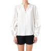 English Factory Women Blouson Sleeve Blouse, White, S